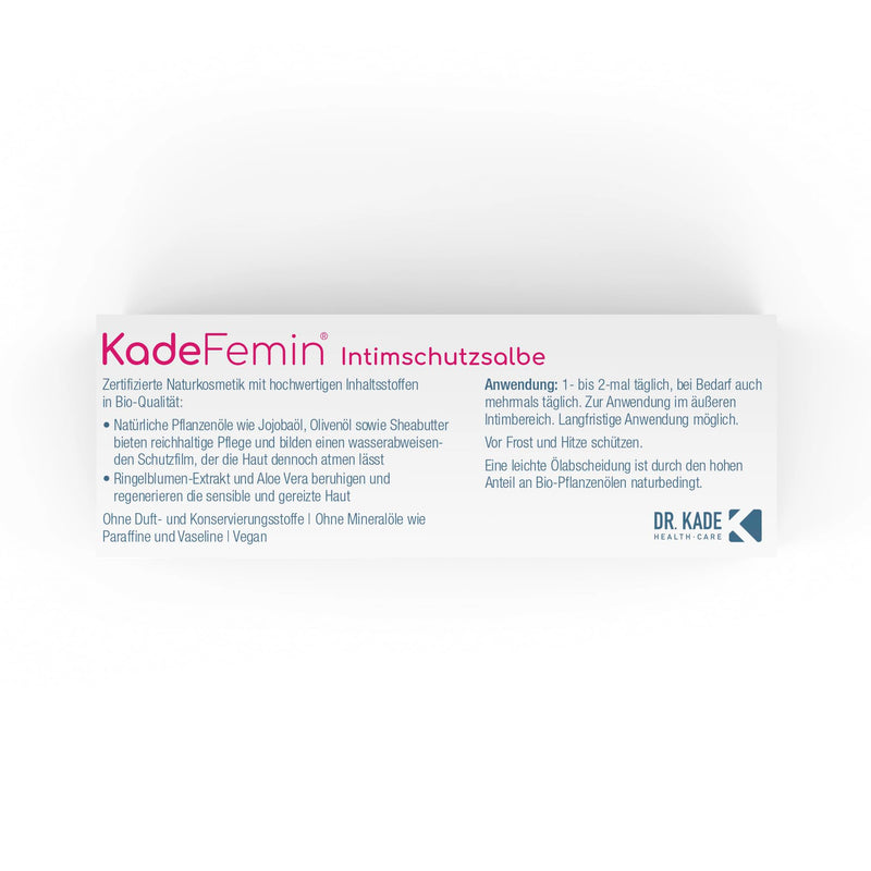 Intimate Protection Ointment for Irritated Dry Skin 50ml | Moisturising care, strengthens the natural skin barrier, organic plant oils, Cosmos Organic certified, vegan 50 ml