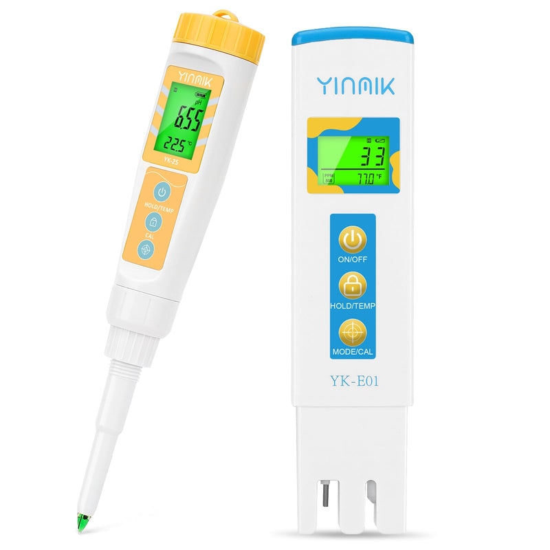 YINMIK Food pH Meter and New TDS EC Tester