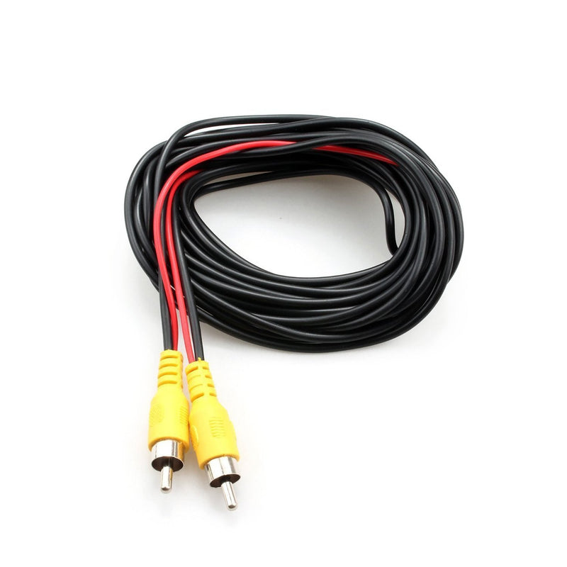 [Australia - AusPower] - DALLUX Backup Camera RCA Video Cable,Car Reverse Rear View Camera Video Cable with Detection Wire(20FT/6 Meters),AV Extension Cable with RCA Video Female to Female Coupler and Power Cable RCAC02/20ft 