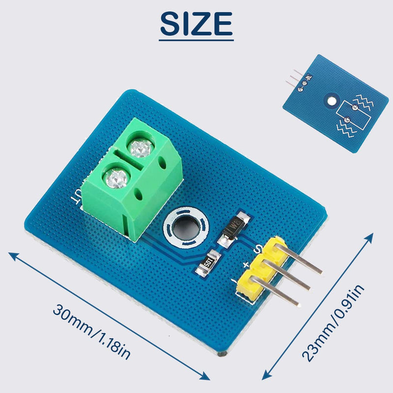 [Australia - AusPower] - 5 Pcs Analog Piezo Ceramic Vibration Sensor Detect Vibration 3.3V / 5V Analog Signal Output Module with Cable for Arduino DIY Kit 