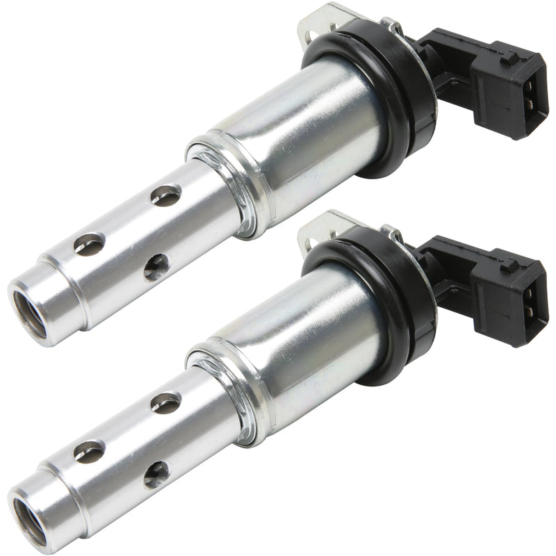 Engine Variable Timing Oil Control Valve Vanos Solenoid 2 Pcs - Compatible with BMW 128i, 135i, 325i, 328i, 330i, 335i, 335is, 525i, 528i, 530i, 535i, X3, X5-11367585425, 11367516293, 917-241