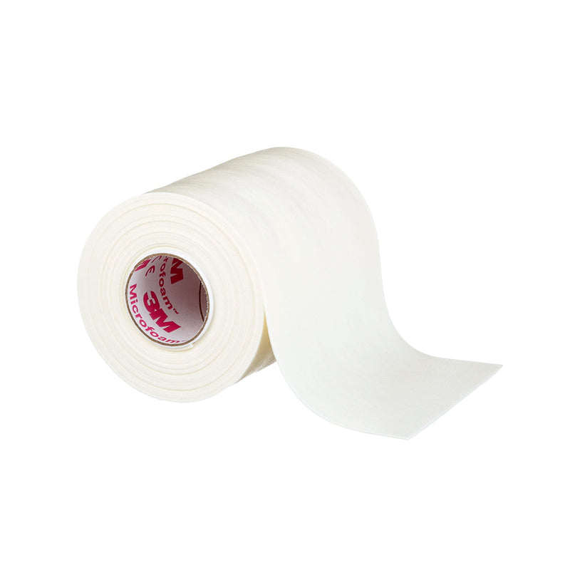 3M™ Microfoam™ Surgical Tape 1528-3, 3 inch x 5 1/2 yard (7,5cm x 5cm) Stretched,4 Rolls/Carton 6 Cartons/Case 3 in. x 5-1/2 yd. (7,6 cm x 5 m)
