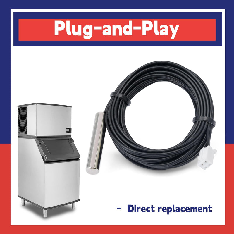 [Australia - AusPower] - 2009853 Thermistor Assembly Compatible with Manitowoc Ice Machine, Temperature Sensor Fixing Either The T3 or T4 Fault 