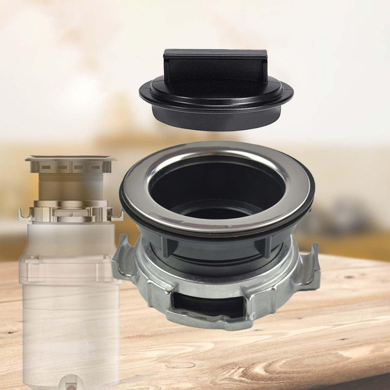 8Pcs/Set Garbage Disposal Mount Sink Flange Kit and Stopper for Waste King, Garbage Disposal Drain Assembly Kit, Rubber Flange and Drain Lock Nut for Waste King, Whirlaway Parts (114mm) Model : 1030 114mm