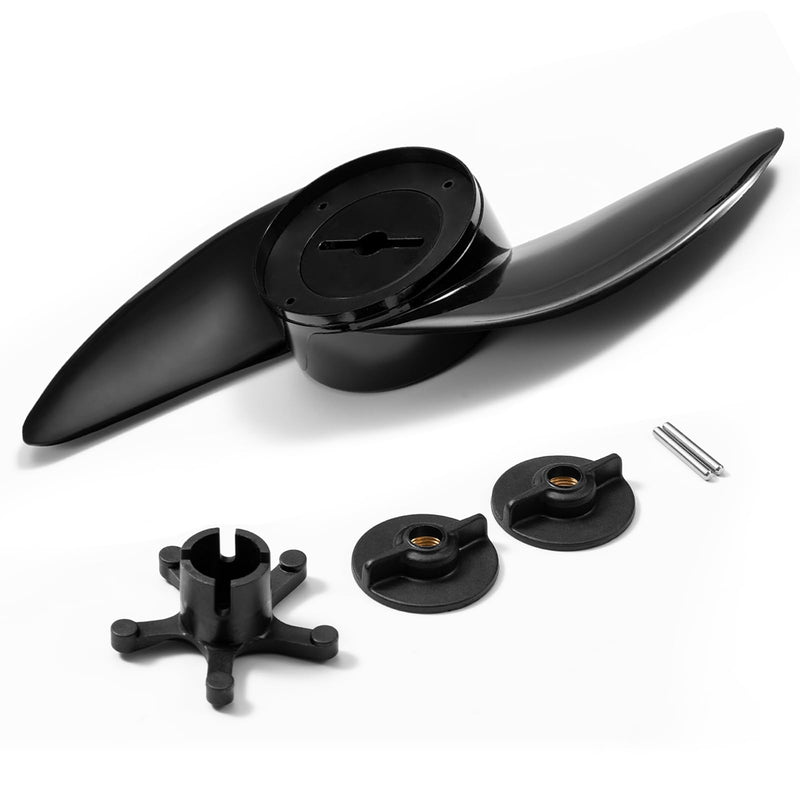 2 Pack Motor Boat Propellers,Electric Trolling Motor Outboard Propeller,Replacement Propeller Kit for Marine Boats & Fishing（Fits for ET44L /ET54L/D65L/T34） Propeller-2 Blades