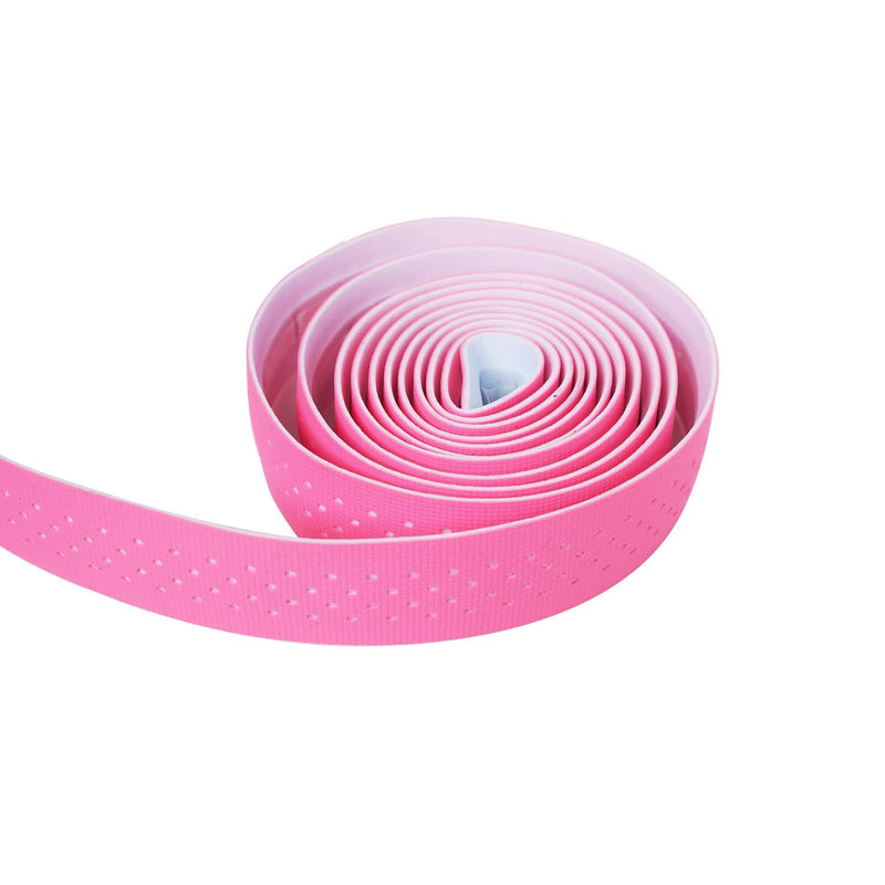 Road Bike Handlebar Tape 3mm Thick Comfortable Silicone EVA Breathable Classic Road Racing Bicycle Handle Bar Tape (Pink) pink