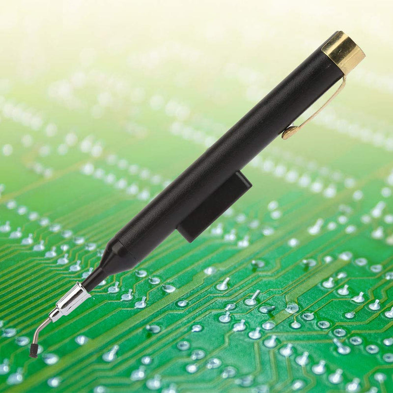 Vacuum Suction Pen LP-200, Soldering Desoldering Pump for IC SMD, Manual Tool with 3 Suction Heads, Suction Sizes 3.2 mm/6.4 mm/9.5 mm