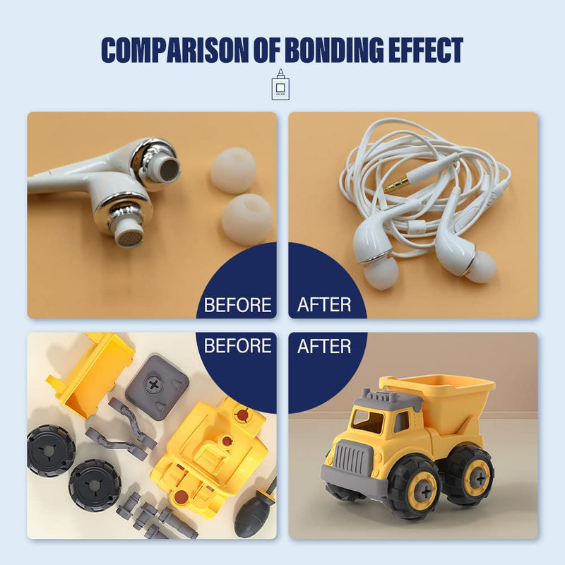 [Australia - AusPower] - Silicone Glue,Glue for Silicone,for bonding Between Silicone and Silicone, Silicone and Other Material.Instant Super Glue for Silicone, Silicone rubber, TPU, TPR, TPE, Liquid silicone 