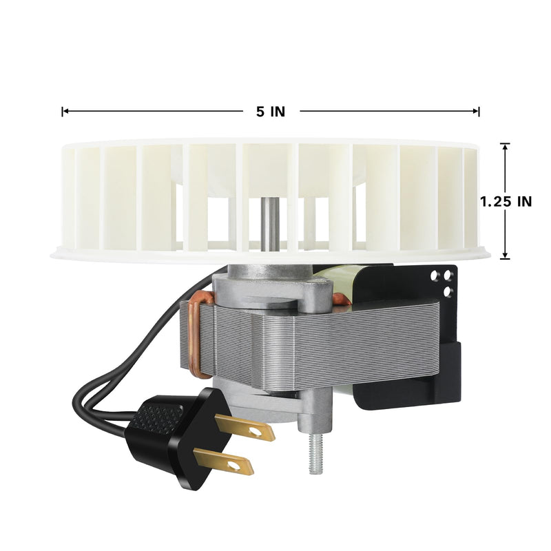 S0504B000 Bathroom Exhaust Fan Motor Replacement Parts- Fits Model 769RL B Unit, 757, 751, 769RFT-R01, 769RL-R01-70 CFM, 3000 RPM, Quiet 3.0 Sones - Low-Noise - Replaces Motor JESP-61K20/C-87547