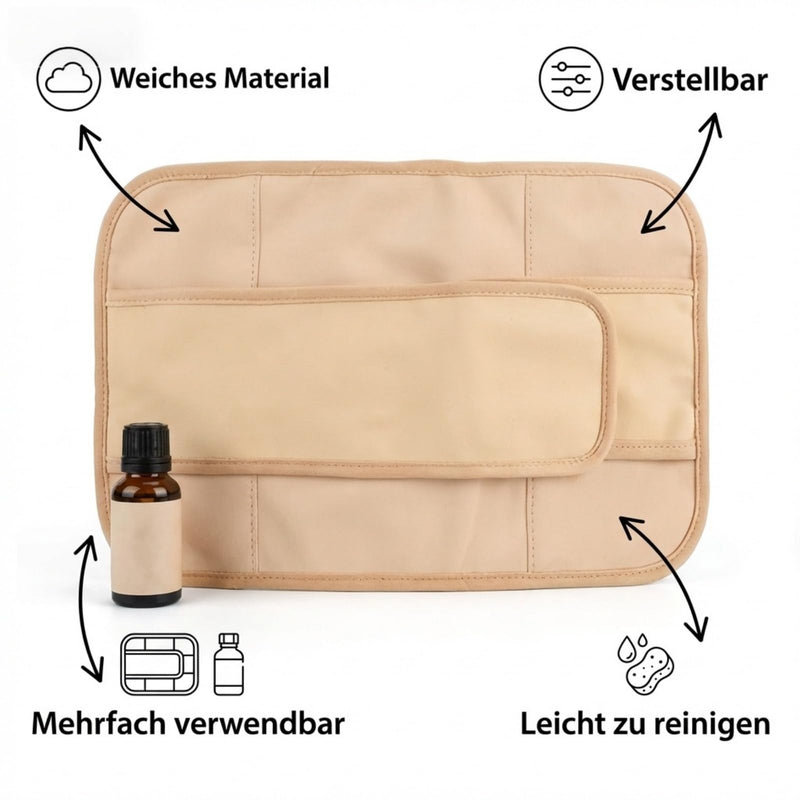 Castor Oil Pack Kit, Storage Bag, Reusable Castor Oil Pack with Closure, Body Care & Relaxation