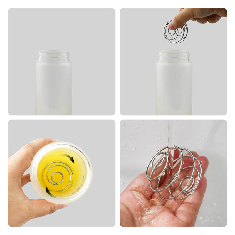 [Australia - AusPower] - 8 Pcs 304 Stainless Steel Shaker Balls 2 Sizes Milkshake Protein Balls Mixing Ball for Shaker Cup Bottle Mixer 