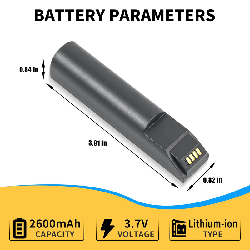 BAT-SCN05 Scanner Battery,50148009-001 for Granit XP 1990iSR,1991iSR,1990iXR,1991iXR, 1990iXLR,1991iXL,Xenon 1952 Barcode Scanner,Li-ion.2600mAh.