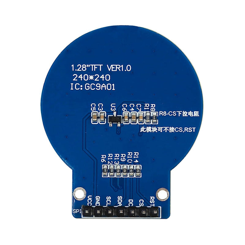 [Australia - AusPower] - 3PCS 1.28 Inch TFT LCD Round Display Screen Module RGB 240 * 240 GC9A01 Driver 4 Wire SPI for Arduino 