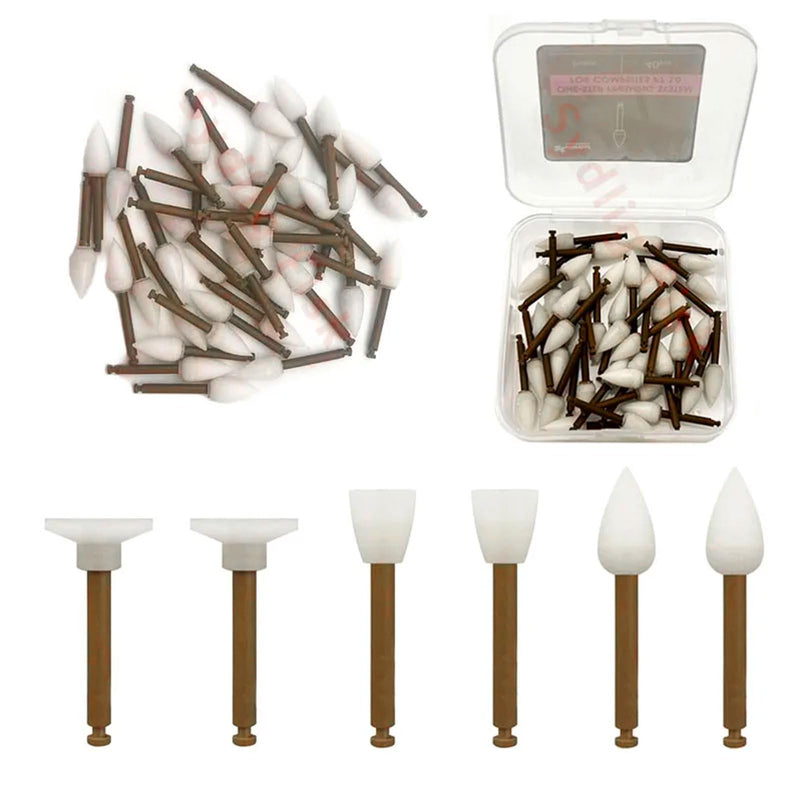 [Australia - AusPower] - 40pcs Dental Disposable Polishing Cups/Points/Discs, Dental Composite Polishing RA Shank for Teeth Sanding (Points) Points 