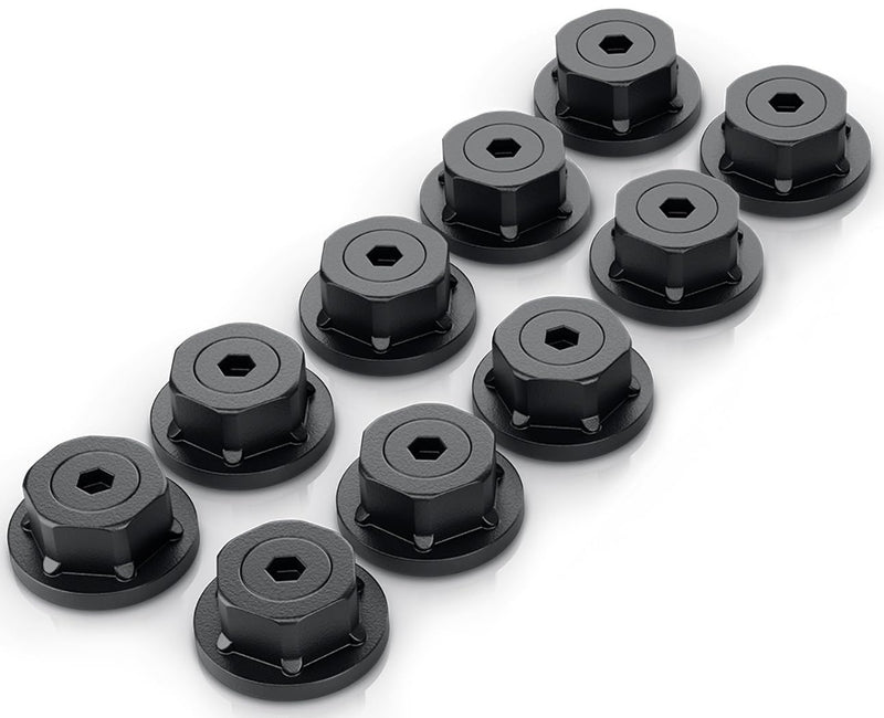 OZCO 10 Pcs Ironwood Rafter Clips 2" | Decorative Angle Rafter Clips for Pergola, Deck, Fence and Outdoor Wood Structures | Powder-Coated Galvanized Steel Hardware Ironwood 2" 10 Pack