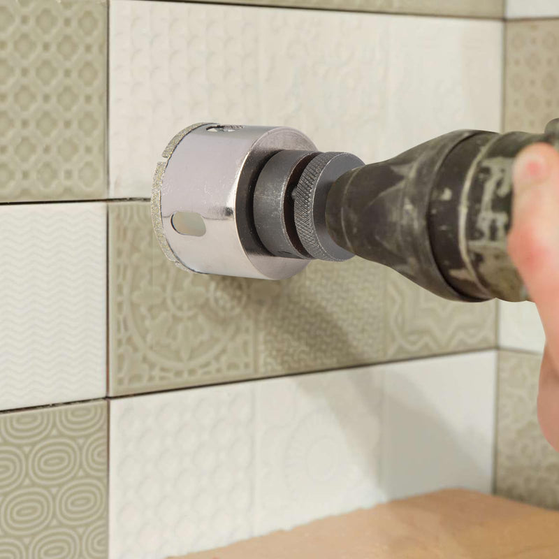 [Australia - AusPower] - 1-1/2 Inch Diamond Hole Saw 1.5” Tile Hole Saw for Ceramic, Tile, Glass, Granite, Porcelain, Marble, with Guiding Drill Bit 1-1/2 Inch 