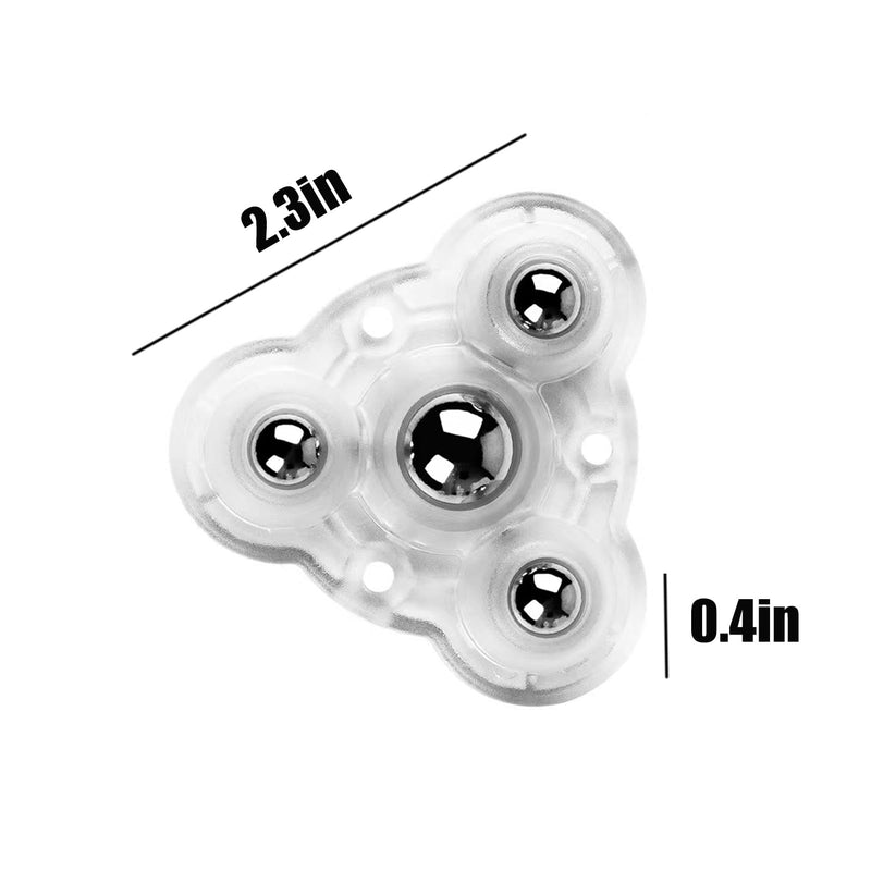 [Australia - AusPower] - Household Mini Casters, 360° Casters, Furniture Casters, Paste Type Universal Wheel, Suitable for All Small Furniture, Luggage, Storage Shelves?4pack? 