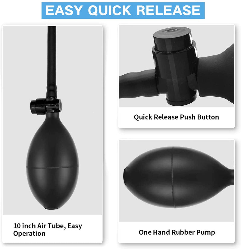[Australia - AusPower] - Air Wedge Bag Kit,Air Wedge Bag Pump, 3 Pack Commercial Inflatable Air Wedge Pump Bag Tool, Professional Leveling Kit & Alignment Tool, Air Bag Tool for Variety of Jobs (3 PCS) 