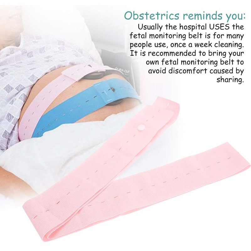 [Australia - AusPower] - Band for Pregnancy Support, 2Pcs Fetal Heart Monitoring Belt Fetal Tape Fetal Heart Monitoring Bandage Belt with Snaps Design for Pregnant Women Use 