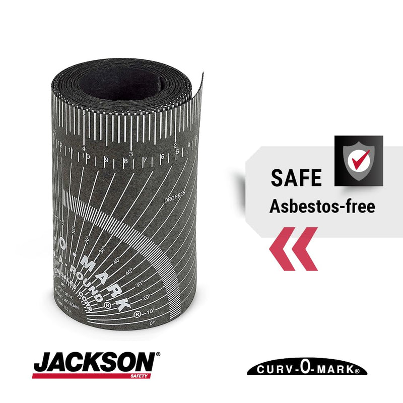 Jackson Safety Pipe Measuring Tool - Wrap-A-Round Tape Pipe Fitting Tool (Multiple Sizes and Heat Ratings) 350⁰ F Heat Rating XX-Large