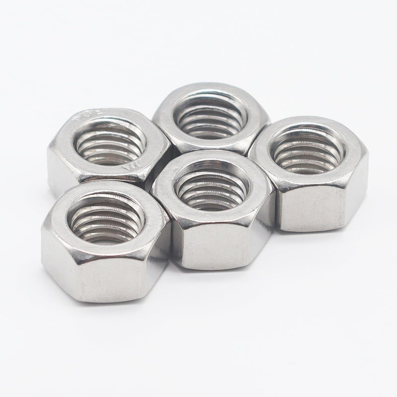 [Australia - AusPower] - Metric M14 Hex Nuts, M14-2.0mm Stainless Steel Standard Metric Coarse Thread Hardware Nuts; 10pcs M14 x 2.0 (10pcs) 