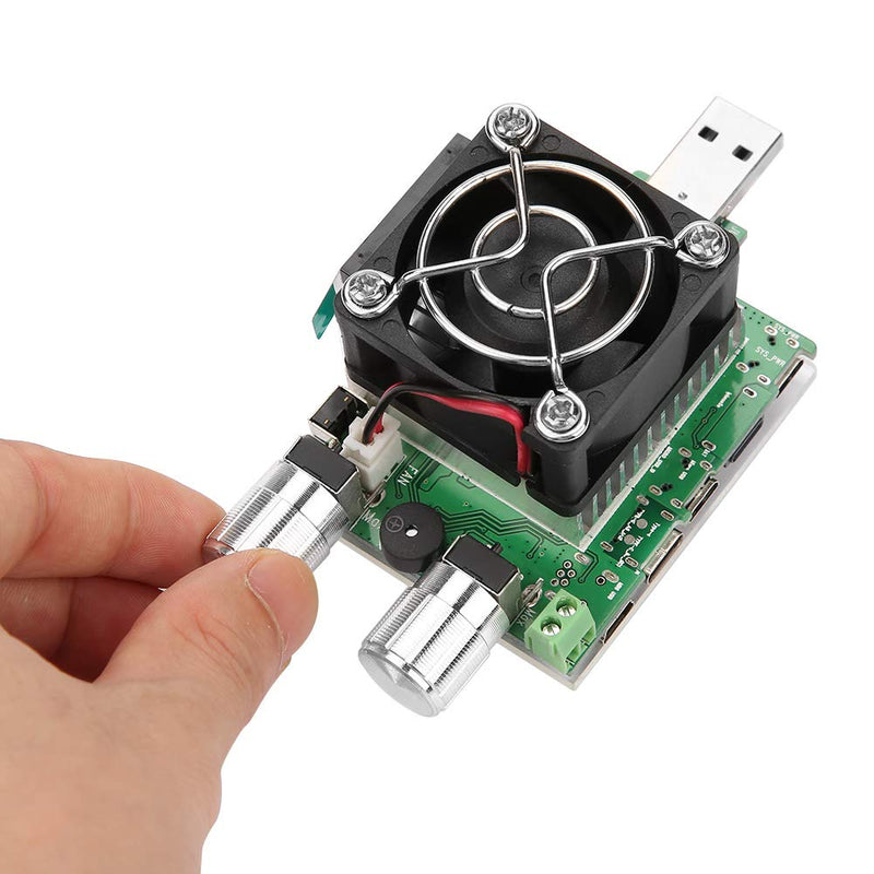 [Australia - AusPower] - 35W Adjustable USB Load Tester with LCD, Constant Current Electronic Load for Battery Voltage Capacity Testing 