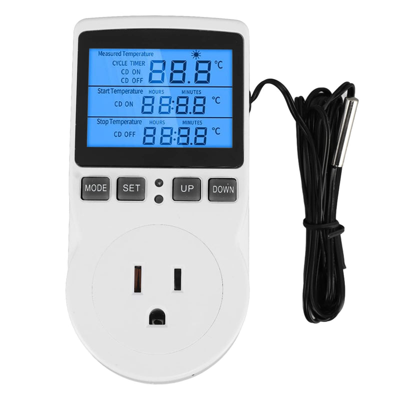 [Australia - AusPower] - DIGITEN WTC100 Wireless Thermostat Outlet, Greenhouse Reptiles Cooling Heating, Remote Control (US Plug) US Plug 