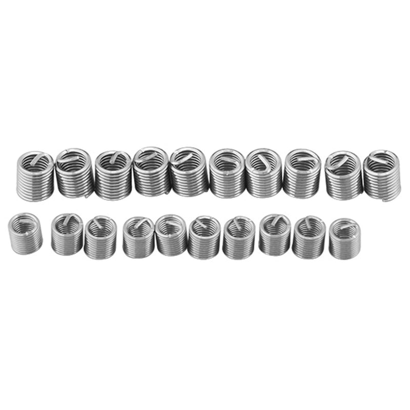 [Australia - AusPower] - Thread Repair Kit, Kit Coil Inserts Stainless Steel Thread Repair Kit,Inserts for Avoiding The Damage of Thread, 60Pcs 