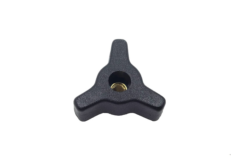[Australia - AusPower] - Taytools 770405 Lot 10 Each 1/4-20 Female Thread Tri-Star Knobs 1-1/2 inch Wide by 3/4 inch High with Solid Brass Through Inserts 