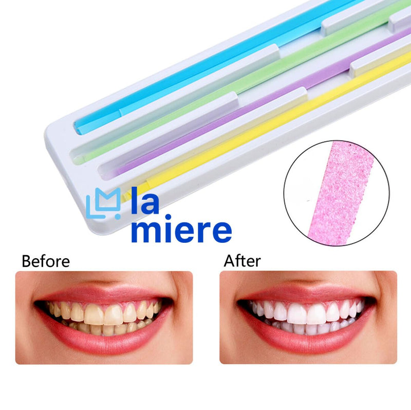 [Australia - AusPower] - LA MIERE 60PCS Dental Polishing Strips, Teeth Sanding and Grinding Tool Kit 
