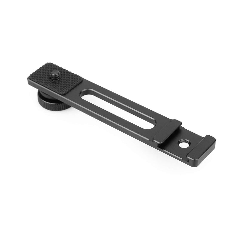 [Australia - AusPower] - ChromLives Cold Shoe Bracket Extension Bar, Hot Shoe Extension, Microphone Mount with 1/4'' Tripod Screw Compatible with Mirrorless Camera Vlogging Sony A6400 6300 6500 6000 Zhiyun 4 DJI Osmo Pocket 