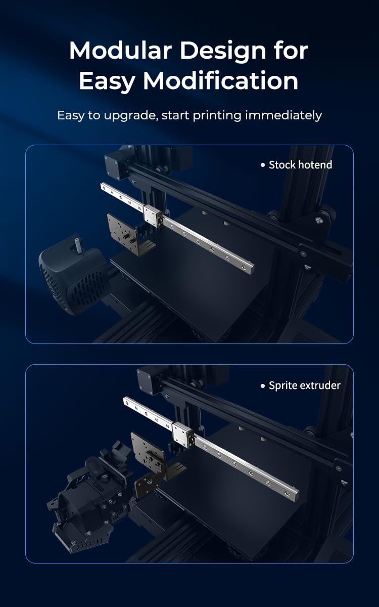 Creality Upgraded Ender-3 Linear Rail Guide Kit MGN12 320mm - High Precision, High Speed Printing, and Long Service Life - Easy to Modify, Compatible with Ender-3, Ender-3 Pro, Ender-3 V2