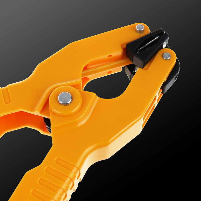 [Australia - AusPower] - K Type Thermocouple Clamp Probe Thermocouple Temperature Sensor Clip Lead Pipe Clamp HVAC Temperature Range -40~392°F (-40~200°C) 