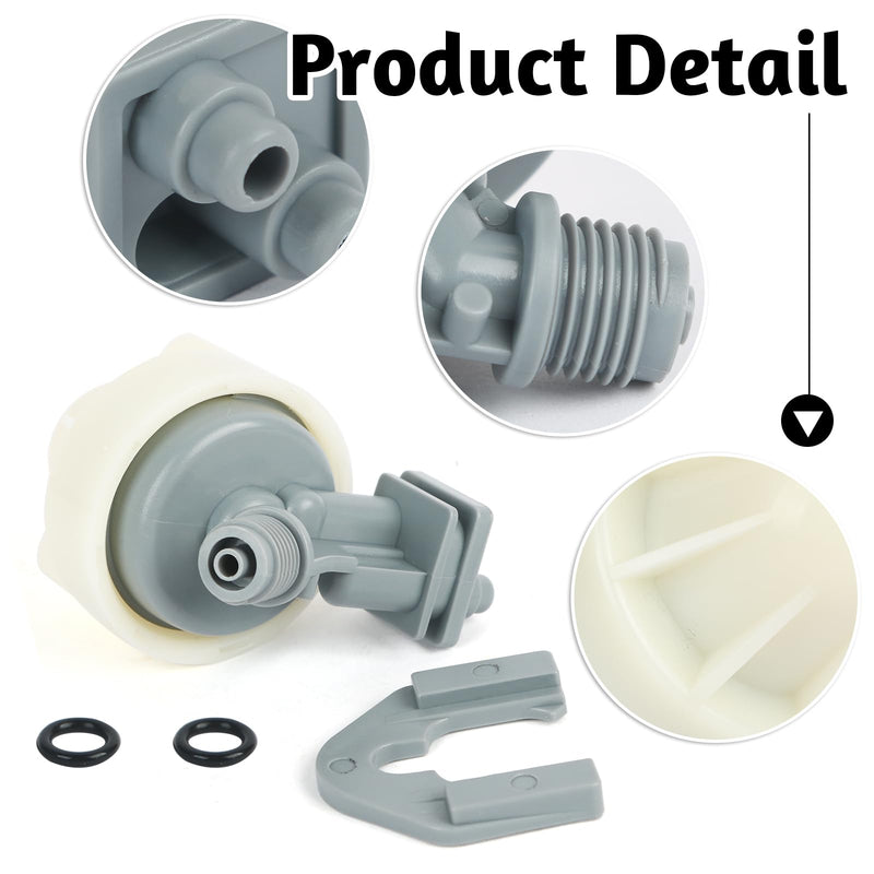 [Australia - AusPower] - Water Softener Nozzle and Venturi Assembly 7187065 Replacement, Compatible with GE, Kenmore, Morton, Whirlpool, NorthStar, Rheem Replaces 7187065, 7214969, 7165704, 7238450 and WS15X10027 