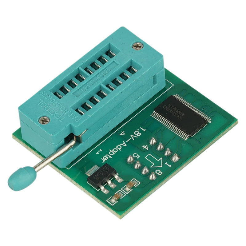 [Australia - AusPower] - 1 Sets CH341A Programmer Compatible with for EEPROM Programmer 24 25 Series Kit（CH341A + SOIC8 Clip + 1.8V Adapter + SOIC8 Adapter） 