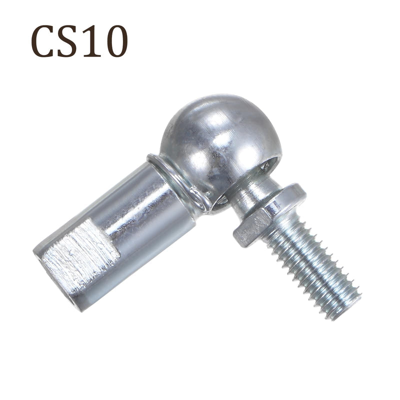 [Australia - AusPower] - 5 Pcs CS10 Angle Ball Joint - [M6 Right Hand Thread] A3 Steel Ball Socket Universal Joints for Automotive, Hinged Door 
