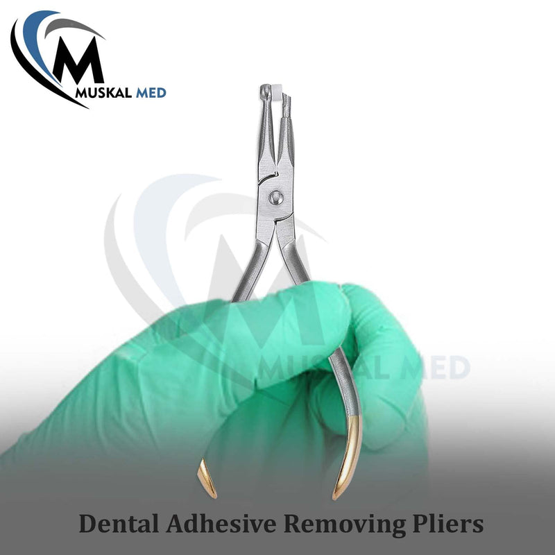 [Australia - AusPower] - Dental (T/C) Adhesive Removing Pliers, Orthodontic Bandage Remover Forceps Dental Surgical Instrument Tool Tooth Pulling Kit for Dentist - Easy to Use and Portable 