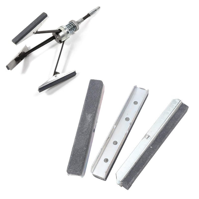 [Australia - AusPower] - 3Pcs 3in Engine Cylinder Hone Stone with Screws Replacement Set,3 Arm Cylinder Honing Stones Tool ﻿ 