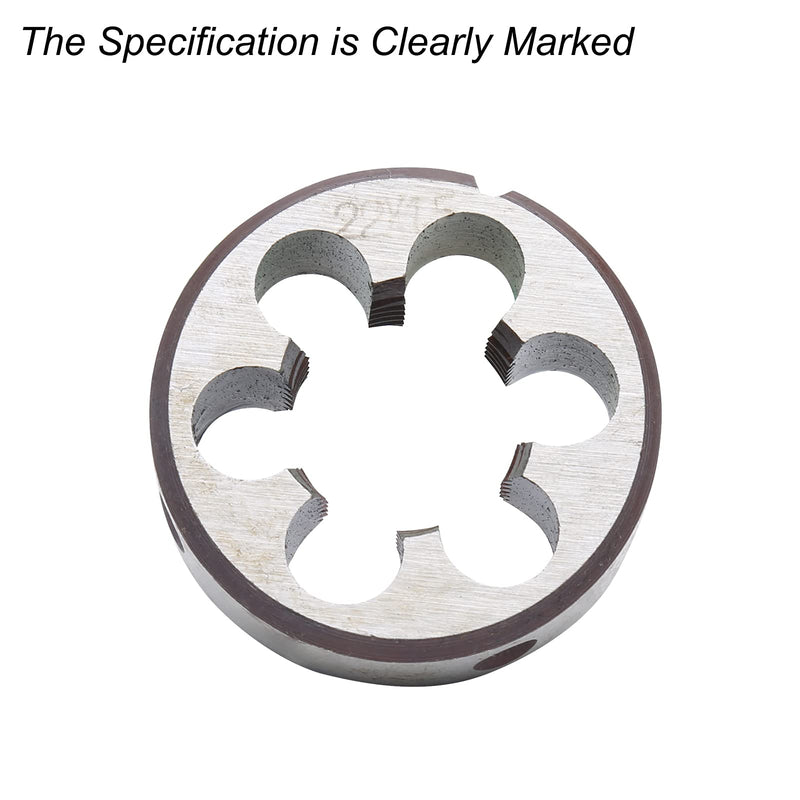 [Australia - AusPower] - M22 x 1.5 Metric Right Hand Thread Die for Threading, 22mm Thread & 1.5mm Pitch, Alloy Steel M22 x 1.5 