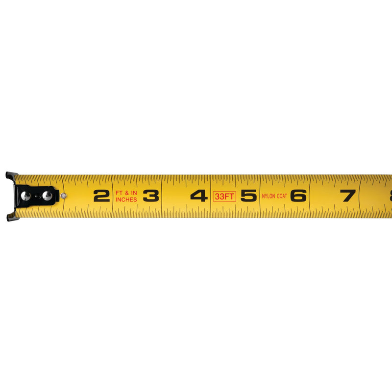 [Australia - AusPower] - Performance Tool W5055 Rubber Coated Tape Measure - High Accuracy, Extra-Wide Thumb Release, and Dual-Sided End Hook for Easy Measurements Heavy-Duty 10.1 m 