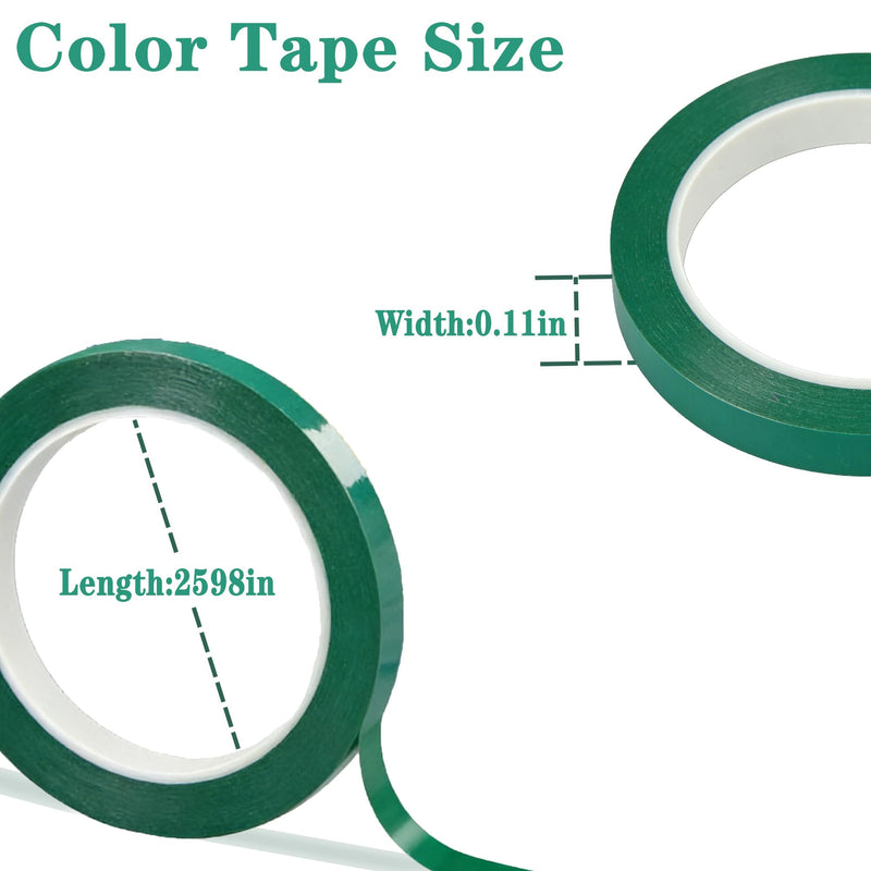 6 Rolls Whiteboard Tape Thin White Board Tape Lines Pinstripe Dry Erase Art Tape Graphic Chart Grid Electrical Tape,for DIY Art Graphic Chart Marking