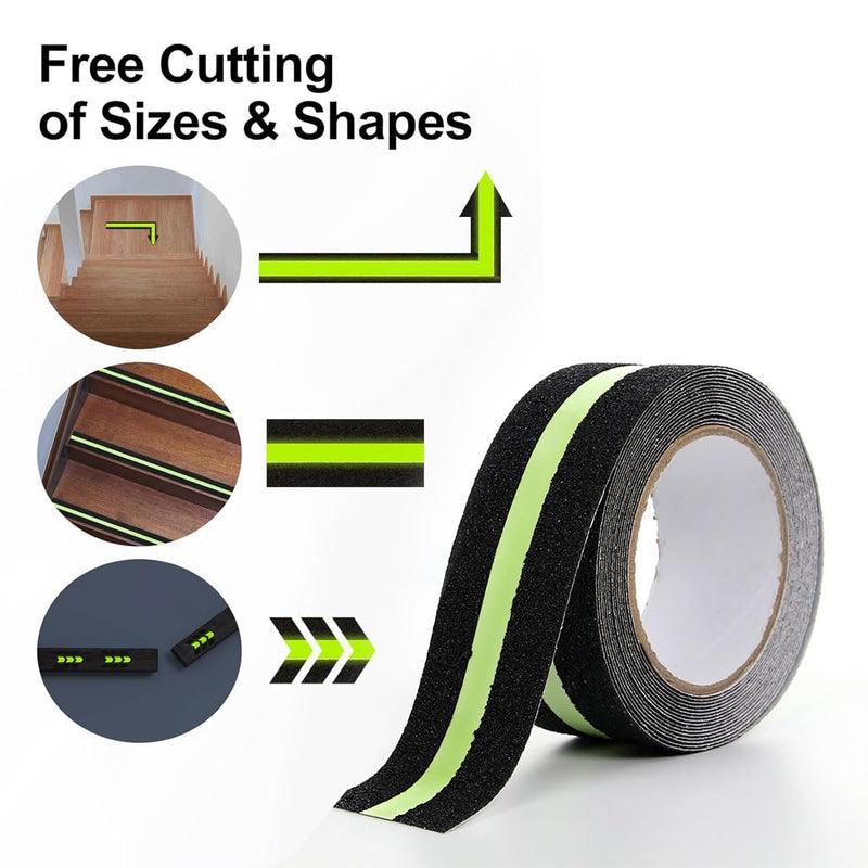 Anti Slip Grip Tape, Non-Slip Traction Tapes with Glow in The Dark