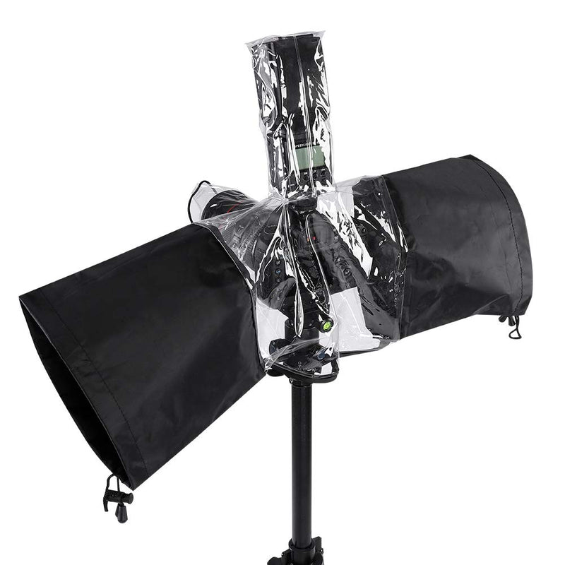 [Australia - AusPower] - DSLR Camera Rain Cover Rainproof Protector Coat Sleeve for DSLR Camera Flashlight 