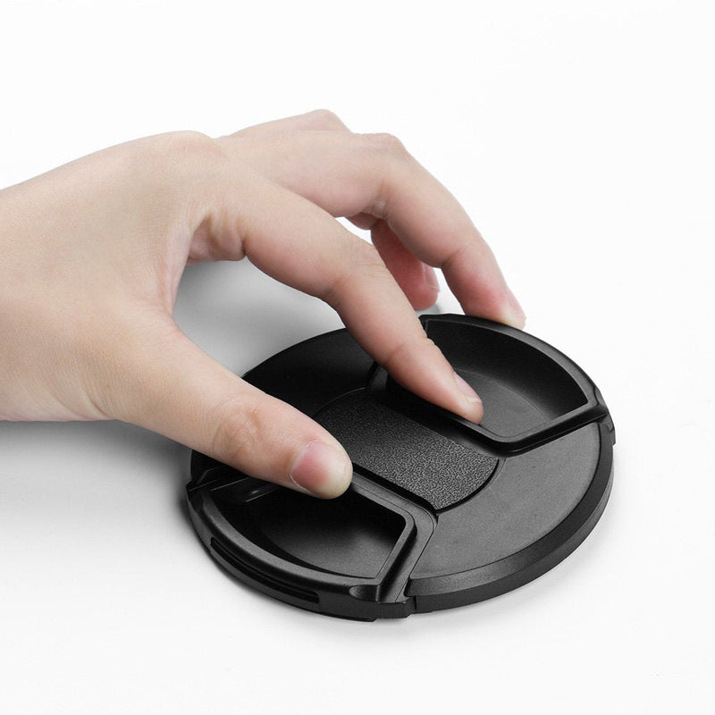 [Australia - AusPower] - 52mm Lens Cap Bundle, 3 Pack Universal Snap on Front Centre Pinch Lens Cover Set with Microfiber Lens Cleaning Cloth for Canon Nikon Sony Olympus DSLR Camera + Camera Lens Cleaning Pen 52mm 