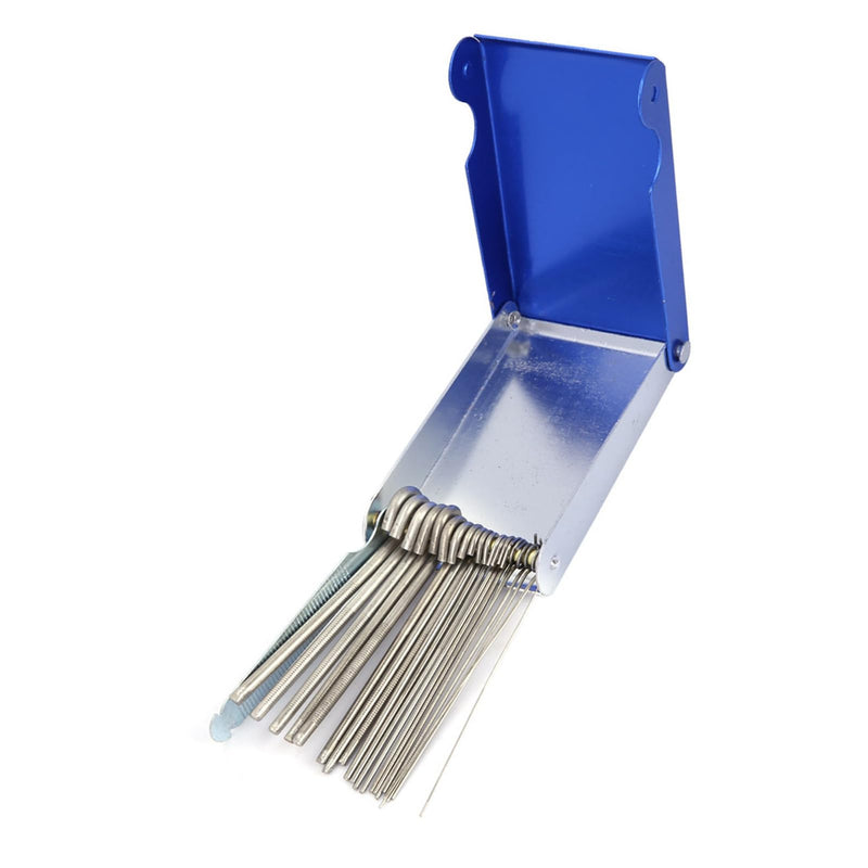 [Australia - AusPower] - Soldering Accessories, 21 Piece Burner Tip Cleaning Kit, MIG Nozzle Reamer, Gas Welding Nozzle Cleaner and Welding Equipment Accessories, Default 