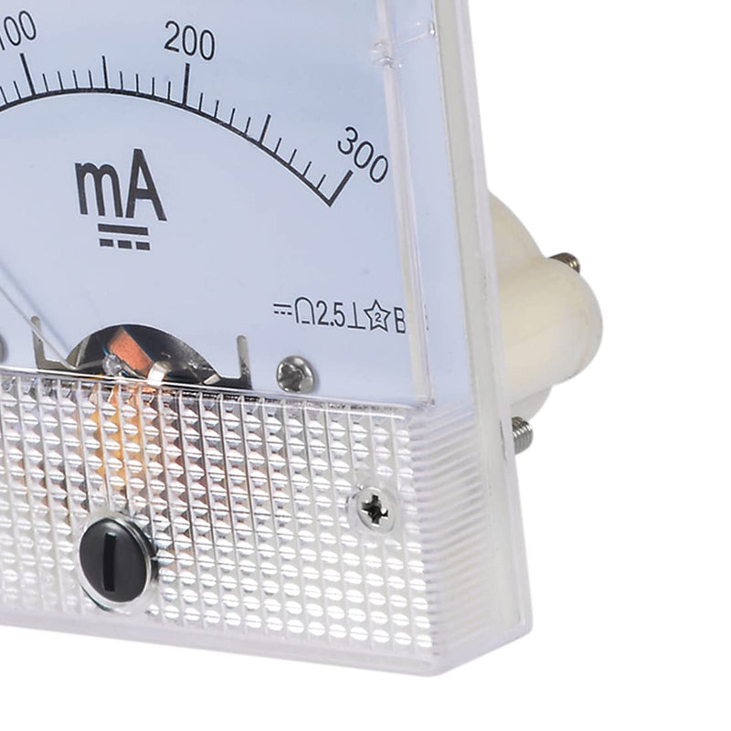 [Australia - AusPower] - uxcell Analog Current Panel Meter DC 0-300mA 85C1 Ammeter 64x57x56mm for Circuit Testing Charging Battery Ampere Tester Gauge Pack of 1 