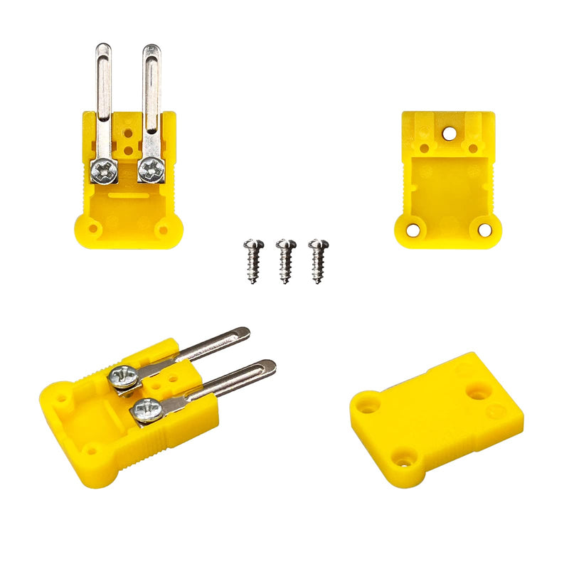 [Australia - AusPower] - K Type Mini-Connector Thermocouple Temperature Probe Sensor K Type Thermocouple Wire Temperature Sensing Line Measure Range -40 to 400 Celsius, Compatible with TM902C/ TES1310 (6 Meter) 6 Meter 