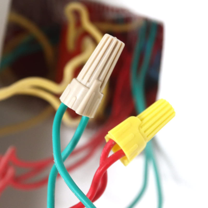 [Australia - AusPower] - 100pcs Winged Wire Nuts Connectors,Yellow 22-10 AWG Easy Twist-on Electrical Screw Wire Caps (P11 Yellow) P11 Yellow 