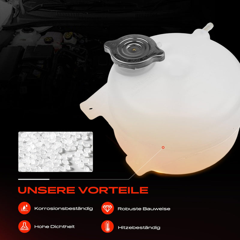 Frankberg 1075000149 Coolant Expansion Tank | Compatible with SL R107, SL Coupe C107