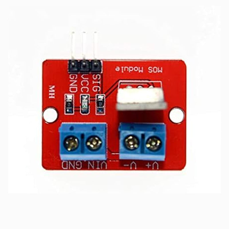Gerui Mosfet Driver Module 0-24V 3.3V/5V Mosfet Button Pack of 10 | Mos Tube Field Effect Tube Single Chip PWM Drive Module for Arduino MCU ARM RF-520